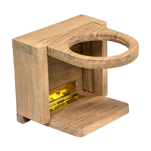 Whitecap Teak Folding Drink Holder [62601] - Image 1