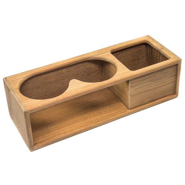 Whitecap Teak Two Insulated Drink/Binocular Rack w/Tray [62616] - Image 2