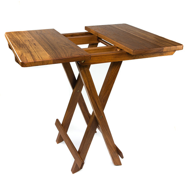 Whitecap Teak Solid Top Fold Away Table [60031] - Image 2