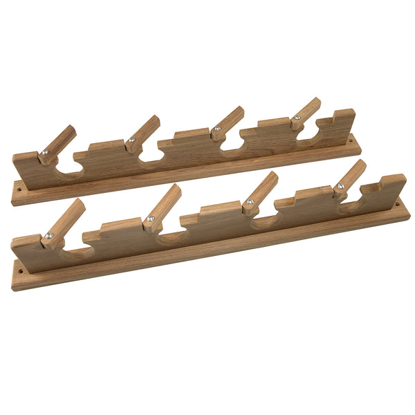 Whitecap Teak Lock-In Four-Rod Storage Rack [60620] - Image 2