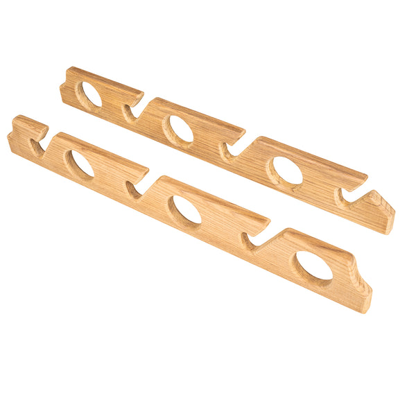 Whitecap Teak Six-Rod Storage Rack - Pair [60614] - Image 1