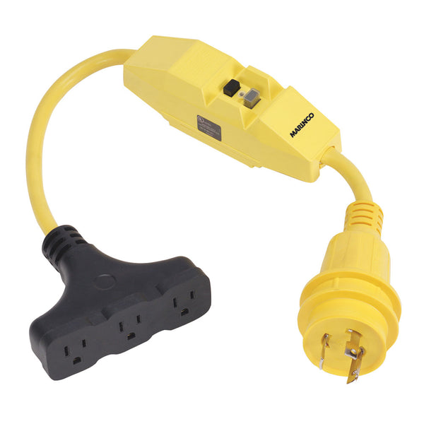Marinco Dockside 30A to 15A Adapter with GFI [199128] - Image 1