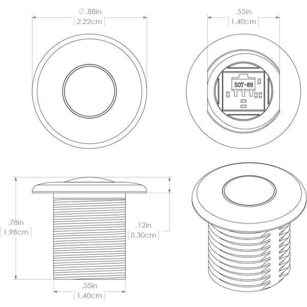 Lumitec Newt - Livewell  Courtesy Light - Warm White Non-Dimming [101240] - Image 4