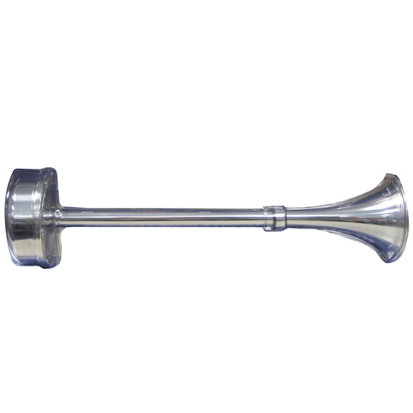 Schmitt Marine Standard Single Trumpet Horn - 12V - Stainless Exterior [10025] - Image 1