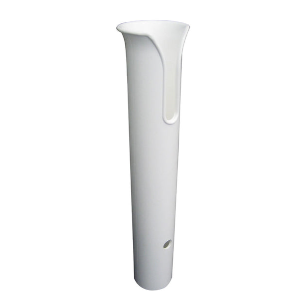 TACO Poly Thru-Bolt Rod Holder w/Mounting Holes - No Hardware - White [P04-011W] - Image 1