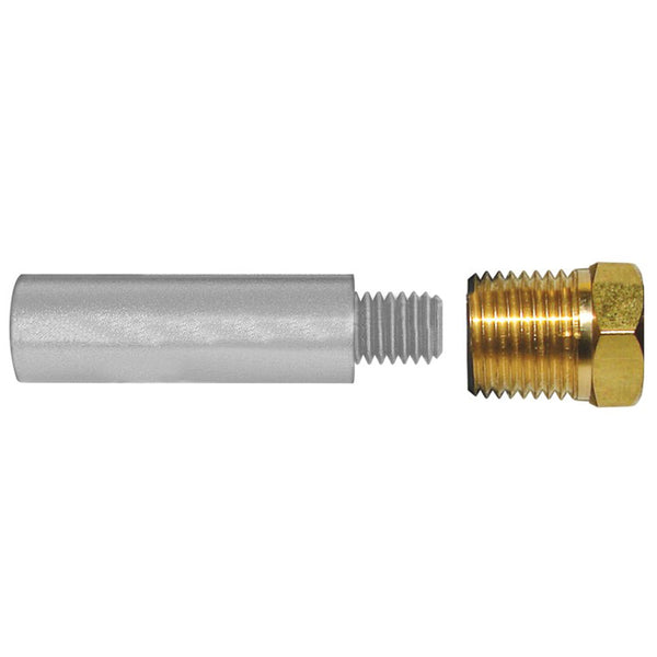 Tecnoseal E4 Pencil Zinc w/Brass Cap [TEC-E4-C] - Image 1