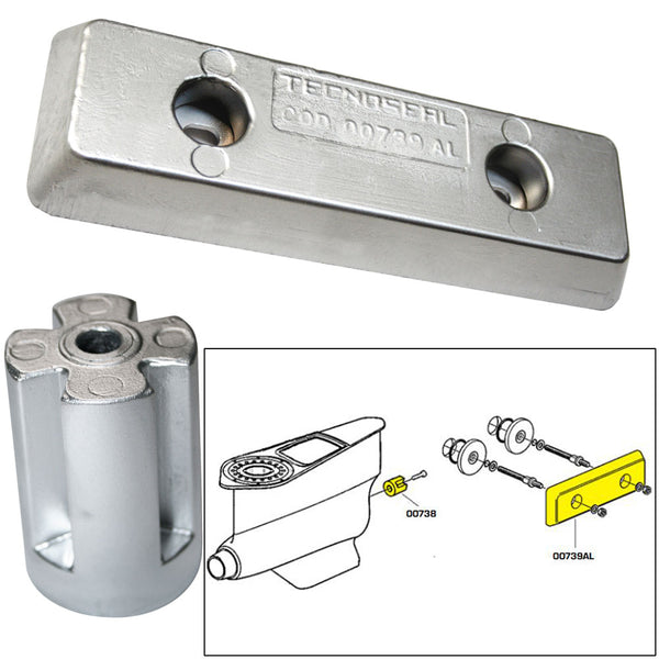 Tecnoseal Anode Kit - Volvo IPS - Zinc/Aluminum [20715] - Image 1