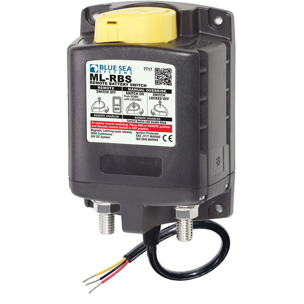 Blue Sea 7717 ML-RBS Remote Battery Switch w/Manual Control Auto-Release - 24V [7717] - Image 1