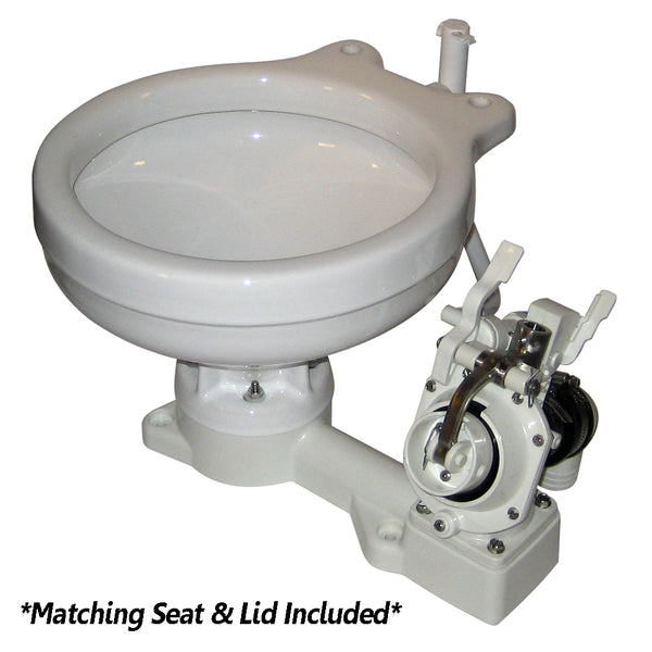 Raritan Fresh Head - Fresh Water Flush - Manual - Household Style - Right Hand Operation [25H00] - Image 1