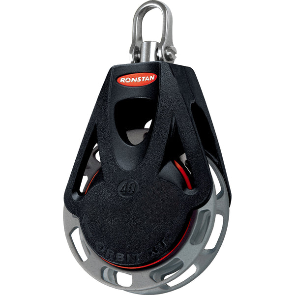 Ronstan Series 40 Ratchet Orbit Block - Single - Auto - Swivel Shackle Head [RF46100] - Image 1