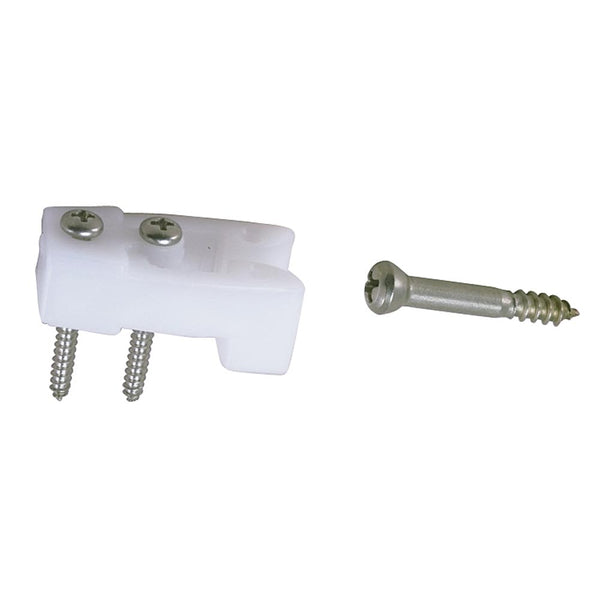 Perko Door Catches - White Nylon/Stainless - Pair [0554DP] - Image 1