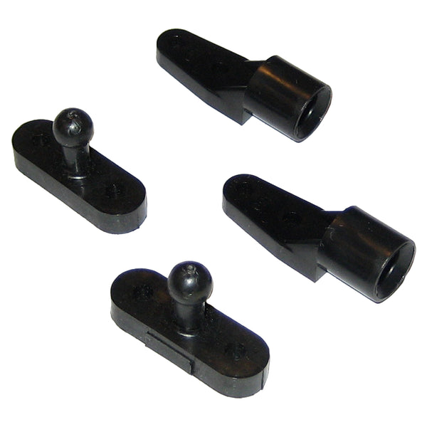 Perko Door Catches - Black Nylon - Pair [0559DP] - Image 1