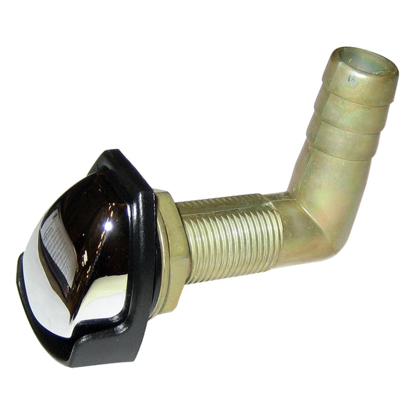 Perko Gas Tank Vent w/Swivel Elbow - Chrome/Black [0561DP4CHR] - Image 1
