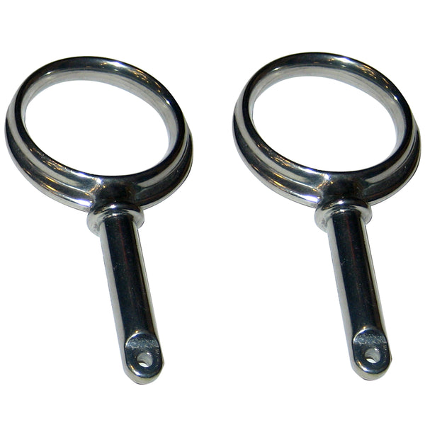 Perko Round Type Rowlock Horns  Plain Zinc 1267DP0ZNC
