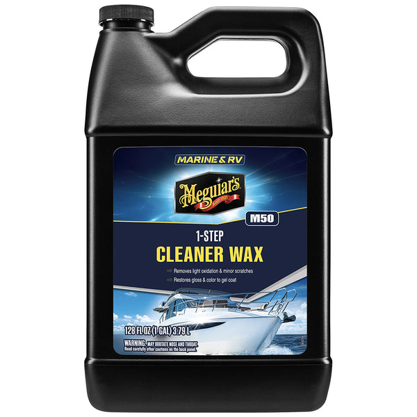 Meguiar's #50 Boat/RV Cleaner Wax - Liquid 1 Gallon [M5001] - Image 1