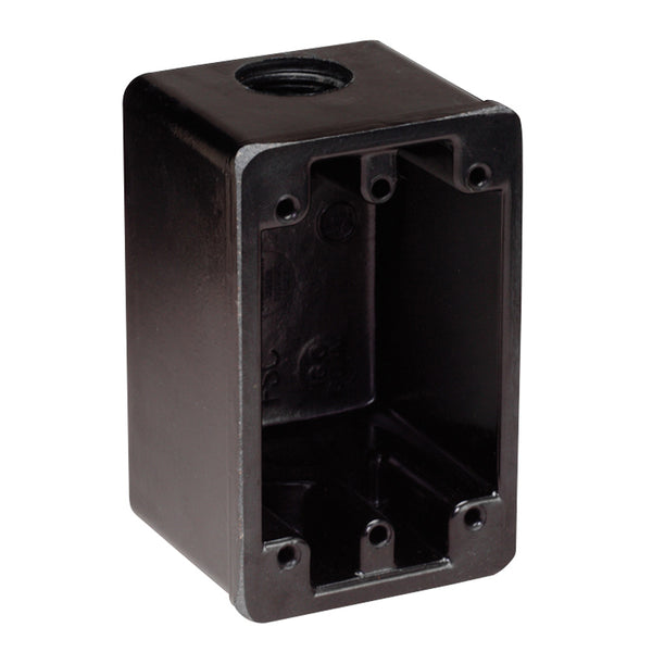 Marinco FS Box Black f/15A, 20A, 30A Receptacles [6080] - Image 1
