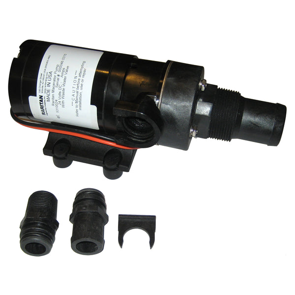 Raritan Macerator Pump - 24v w/Barb Adapter [5310024] - Image 1