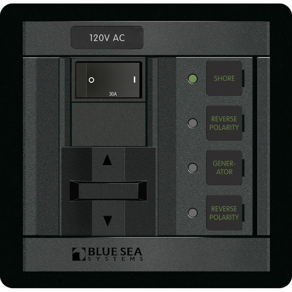 Blue Sea 1208 120V AC 2 Sources - 30A [1208] - Image 1