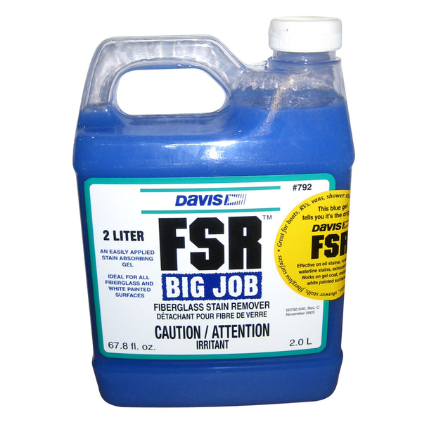 Davis FSR Big Job Fiberglass Stain Remover - 2-Liter [792] - Image 1