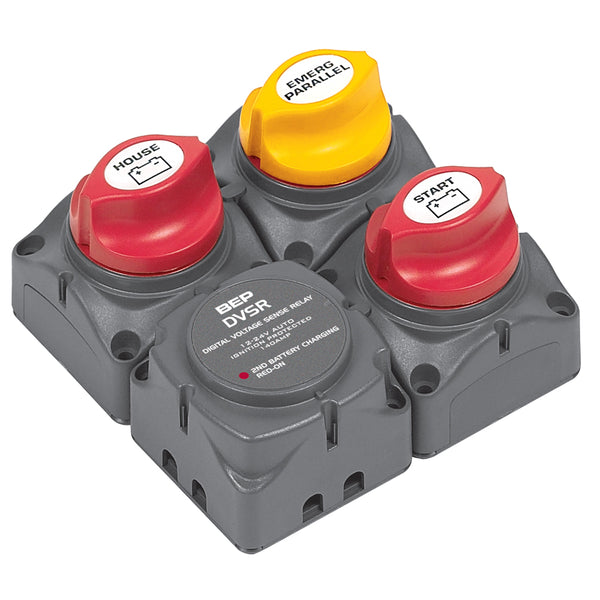BEP Square Battery Distribution Cluster f/Single Engine w/Two Battery   Banks [716-SQ-140A-DVSR] - Image 1