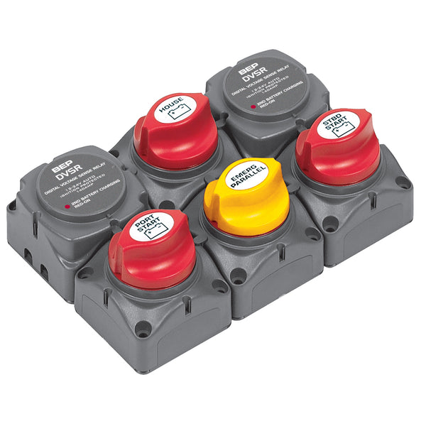 BEP Battery Distribution Cluster f/Twin Outboard Engines w/Three Battery Banks [717-140A-DVSR] - Image 1