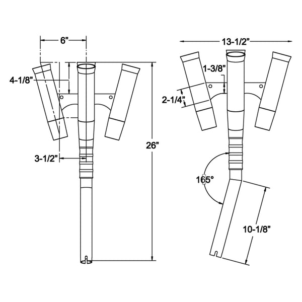 TACO Olympic 5-Rod Holder Cluster [F31-0790BXY-1] - Image 2