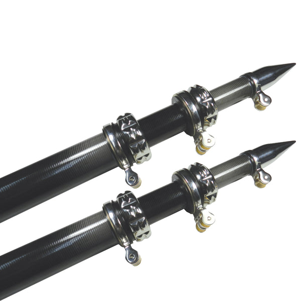 TACO 16' Carbon Fiber Outrigger Poles - Pair - Black [OT-3160CF] - Image 1