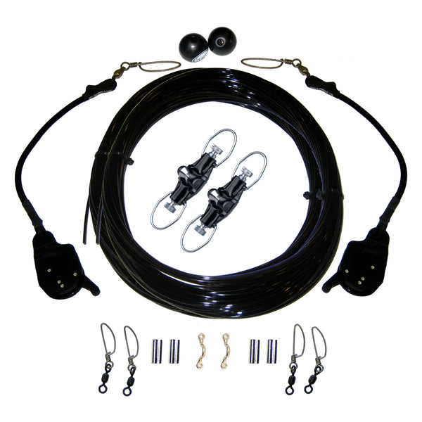 Rupp Single Rigging Kit W/Lok-Ups & Nok-Outs - 160' Black Mono [CA-0172-MO] - Image 1
