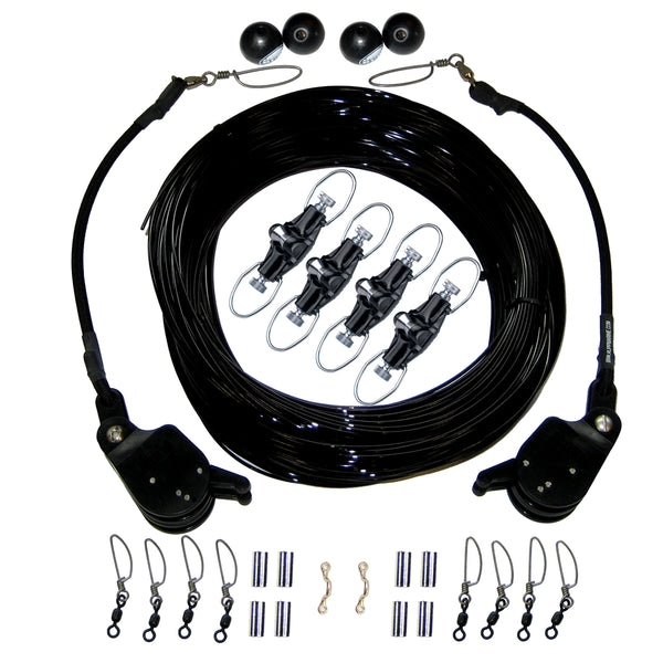 Rupp Double Rigging Kit w/Lok-Ups & Nok-Outs - 260' Black Mono [CA-0175-MO] - Image 1