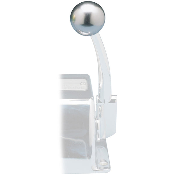 Rupp Control Knob Silver For Morse Controls (3/8-24 Thread) [03-1226-23S] - Image 1