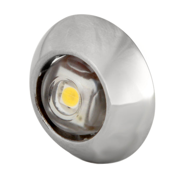 Lumitec Exuma Courtesy Light - Polished Stainless Housing - Blue Light [101050] - Image 1