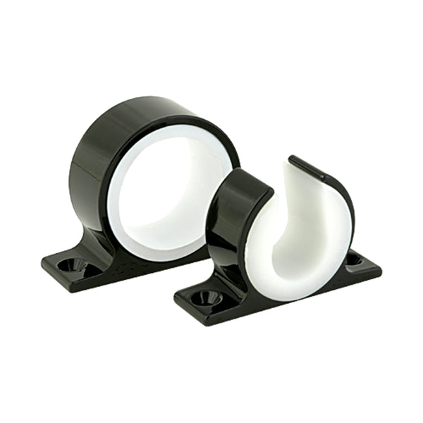 Lee's Single Rod Rack Set - Bright Black Finish [MC70BK] - Image 1