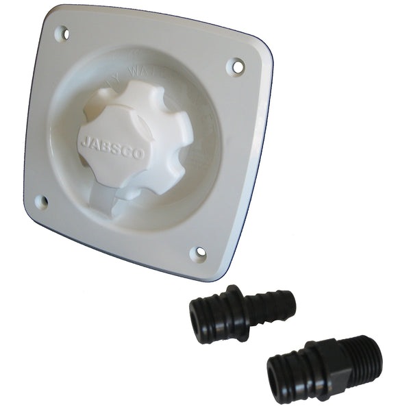 Jabsco Water Pressure Regulator - Flush Mount - White [44412-1045] - Image 1