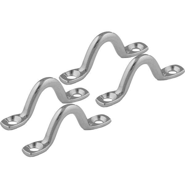 Taco Stamped Stainless Steel Eye Straps (4 Pack) [F16-1200-2] - Image 1