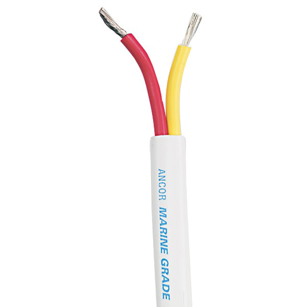 Ancor Safety Duplex Cable - 12/2 AWG - Red/Yellow - Flat - 250' [124325] - Image 1