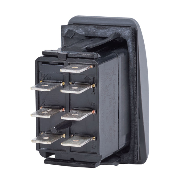 Blue Sea 7939 Contura II Switch DPDT Black - ON-ON [7939] - Image 2