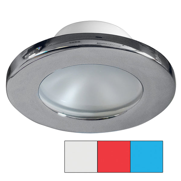 i2Systems Apeiron A3120 Screw Mount Light - Red, Cool White & Blue - Brushed Nickel Finish [A3120Z-41HAE] - Image 1