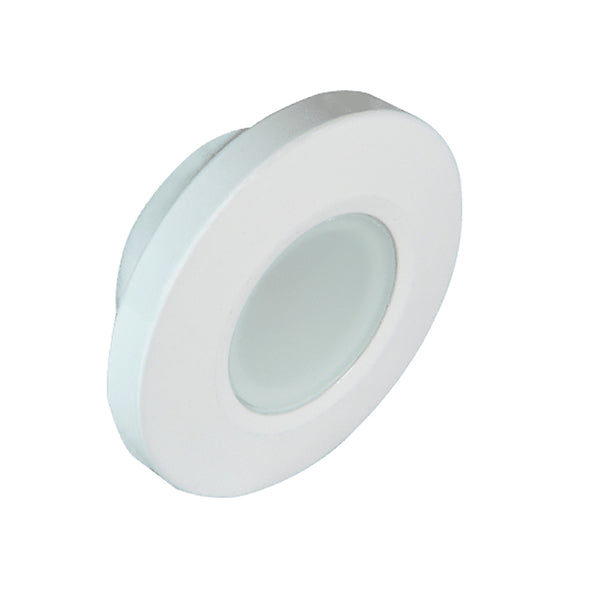 Lumitec Orbit Flush Mount Down Light - Blue Non-Dimming, Red Non-Dimming  White Dimming w/White Housing [112528] - Image 2