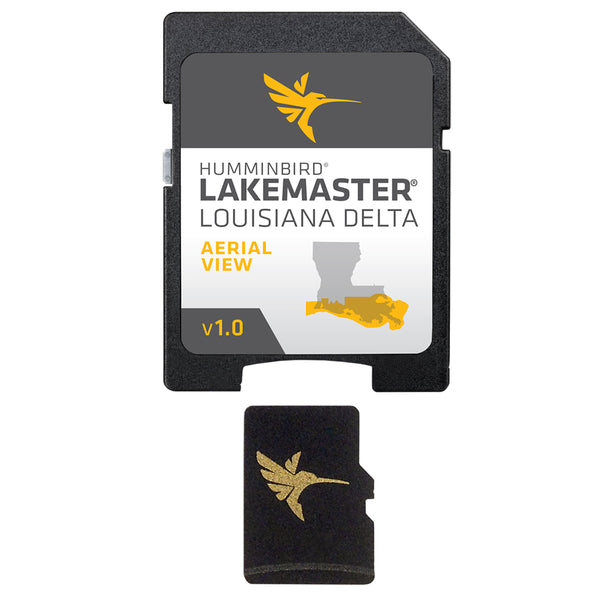 Humminbird LakeMaster Aerial Satellite View - Louisiana Delta [600050-1] - Image 1