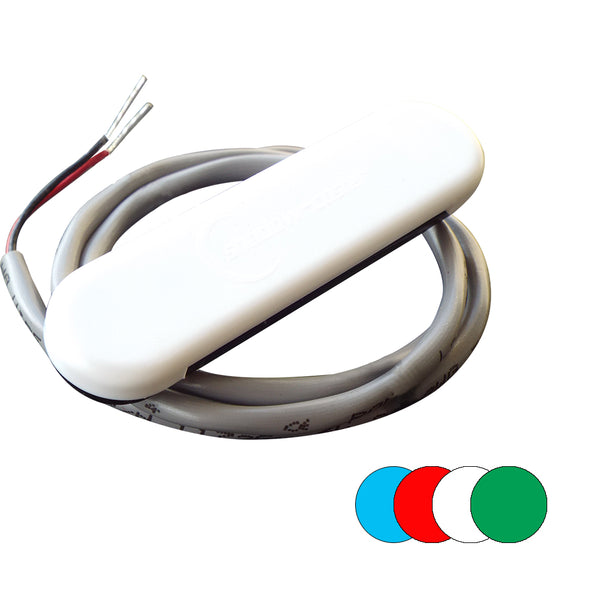 Shadow-Caster Courtesy Light w/2' Lead Wire - White ABS Cover - RGB Multi-Color - 4-Pack [SCM-CL-RGB-4PACK] - Image 1