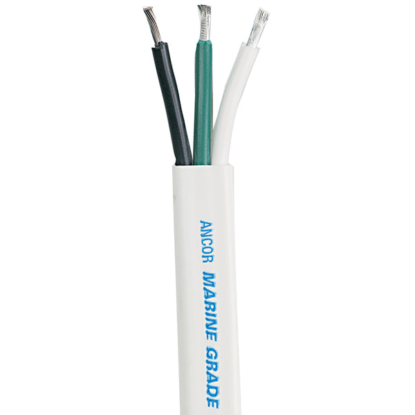Ancor White Triplex Cable - 8/3 AWG - Flat - 50' [130905] - Image 1