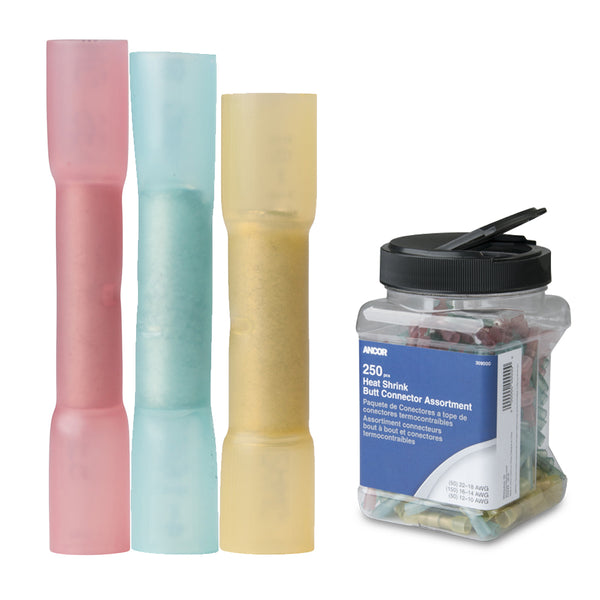 Ancor Heat Shrink Butt Connector Multi-Pack - 250-Piece - Jar [309000] - Image 1