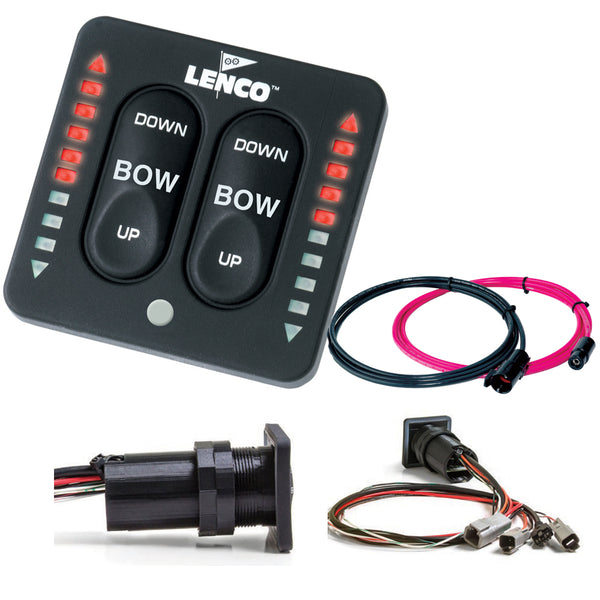 Lenco LED Indicator Integrated Tactile Switch Kit w/Pigtail f/Dual Actuator Systems [15171-001] - Image 1