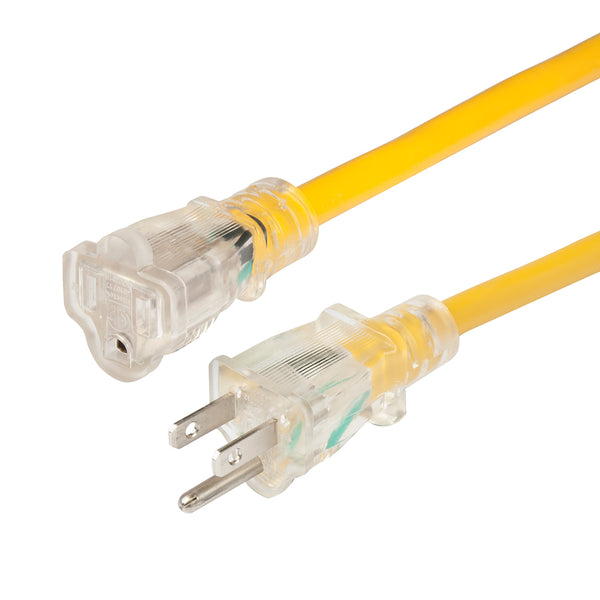 Marinco 14/3 Lighted Extension Cord - Non-Locking - 15A - 50' [150050NL] - Image 1