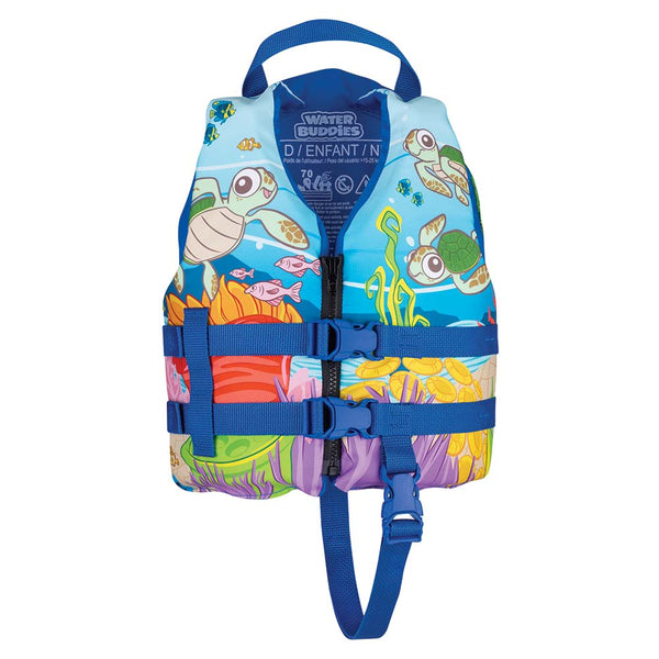 Full Throttle Water Buddies Vest - Child 30-50lbs - Turtle [104300-500-001-17] - Image 1