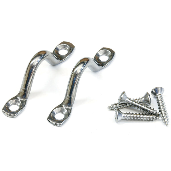 Tigress Stainless Steel Pad Eyes w/Stainless Steel Screws [88667] - Image 1