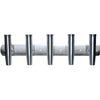 Tigress 5 Rod Aluminum Transom Mount Rod Holder - 35