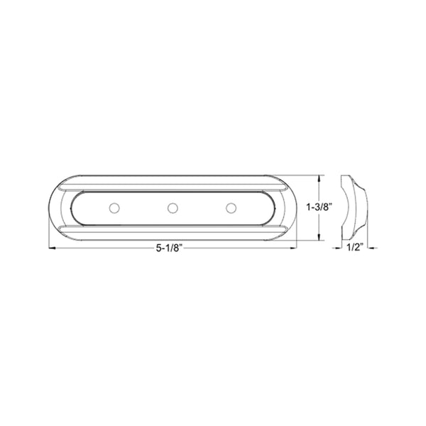 TACO 4-LED Deck Light - Flat Mount - White Housing [F38-8800W-1] - Image 2