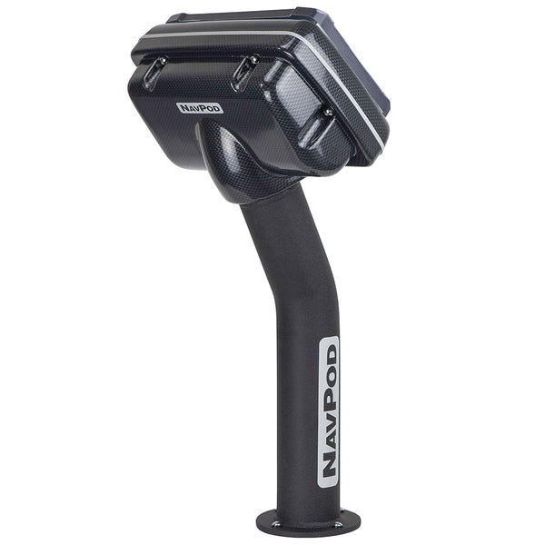 NavPod PED5100-01 PedestalPod Pre-Cut f/Humminbird HELIX 10  HELIX 9 Series - Carbon Black [PED5100-01-C] - Image 1