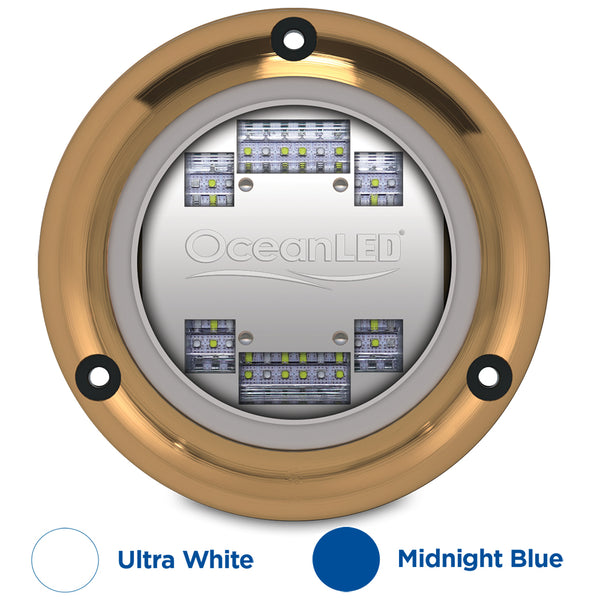 OceanLED Sport S3124s Underwater LED Light - Ultra White/Midnight Blue [012103BW] - Image 1